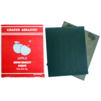 Silicone Carbide Waterproof Wet and Dry Sandpaper Grit 100, Green