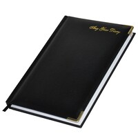 Picture of FIS Vinyl Padded Cover Any Year Diary, Pack of 36