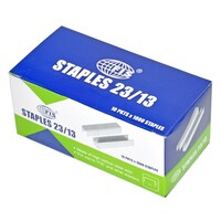 FIS Stapler Pins Set Of 10 x 1000, Silver, Pack of 150