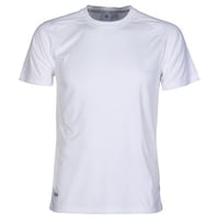 Prima Men's Plain Round Neck T-shirt, White, Pack of 12