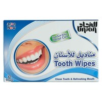 Picture of Union Tooth Wipes, 12 Wipes - Pack of 48 - Carton