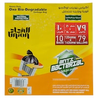 Picture of Union 2 Pieces Oxo Bio Bin Liner Roll Trash Bags, 120 x 140cm - Pack of 5 - Carton