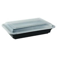 Picture of Union Rectangular Microwave Containers, 6 Pieces - Pack of 18 - Carton