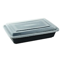 Picture of Union Rectangular Microwave Containers, 6 Pieces - Pack of 16 - Carton