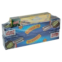 Union Aluminum Foil With Cling Film - Pack of 4 - Carton