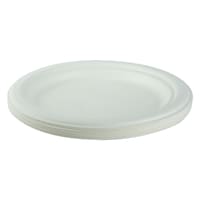 Union Bagasse 7 Inch Round Plates - Pack of 36 - Carton
