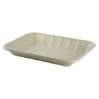 Picture of Union Bagasse Biodegradable Tray, 15 Pieces - Pack of 30 - Carton