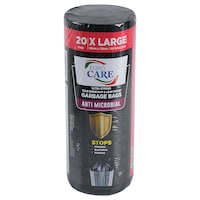 Picture of Anti-Microbial 20 Pcs Garbage Bag Rolls, 63gal - Carton of 10 Rolls