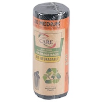 Picture of Recycled Plastic 20 Pcs Garbage Bag Rolls, 50gal - Carton of 20 Rolls