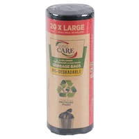 Picture of Recycled Plastic 20 Pcs Garbage Bag Rolls, 63gal - Carton of 10 Rolls