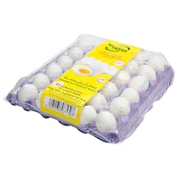 Picture of Farm Fresh 30 Pcs Medium Eggs Tray, White - Carton of 12 Trays