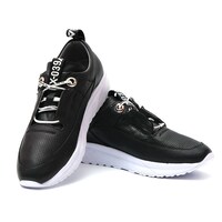Picture of Leather Lace-Up Casual Sneakers - Carton of 12