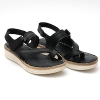 Picture of Leather Stitched Velcro Strap Sandals - Carton of 12