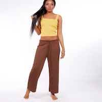 Stretchable Waist Casual Trousers, Pack of 12Pcs