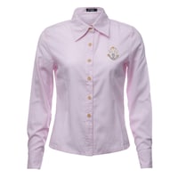 Picture of Women's Long Sleeve Anchor Striped Formal Shirt - Carton of 24 Pcs