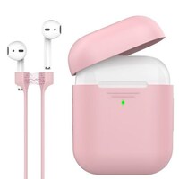 Promate AirPods Protective Silicone Case with Strap and Charging Compatible