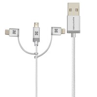Promate 3 in 1 Data and Charge Cord