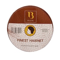 B Hair Finest Stylish Elastic Hair Net, Carton of 60 Pack