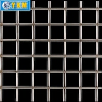 Picture of YKM Galvanised Welded Gabion Box Square Mesh Panel, 1.2m, Silver