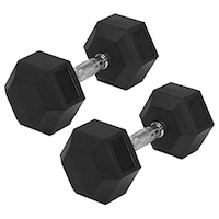Picture of ZEBB Coated Professional Hex Dumbbells - Box of 2 Pcs