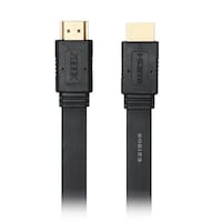 Picture of Zoook Ultra Flat High-Speed HDMI Cable With Ethernet & Connectors, Black