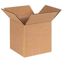 Tamtek Rectangle Cardboard Carton Box, 45x70cm, Brown - Pack of 5