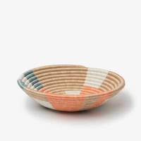 Picture of Azizi Life Prism Bowl, Coral & Teal