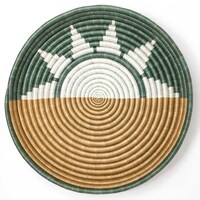 Picture of Azizi Life Zubita In the Moment Woven Bowl, Teal