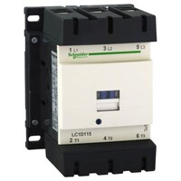 Picture of Schneider Tesys 3 Pole Contactor, 115 A, 1Nc + 1No, 59 Kw