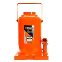 Groz Hydraulic Bottle Jacks, Orange, 4 Ton