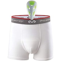 Mcdavid Youth Brief w/Athletic Cup, Boys Cup Underwear with Cup, Includes Baseball Cup