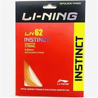 Picture of Li-Ning Unisex Adult LN-62-Instinct Badminton - String, 0.62mm Diameter - Orange, One Size