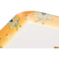 Picture of Yellow Astar Large Tray, White