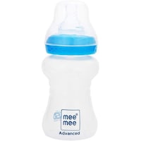 Picture of Mee Mee Premium Glass Feeding Bottle, Blue