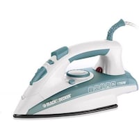 Picture of Black & Decker 1750W Vertical Steam Iron with Self Clean, Green/White - X1600 - B5 (Box Damaged)