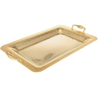 Picture of Almarjan 18/10 Stainless Steel Serving Tray, Gold, THRG2618/M/G822S