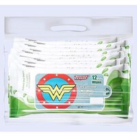 Picture of Justice League Extra Gentle Premium Wet Wipes,12 Sheets,120 Wipes, Pack of 10
