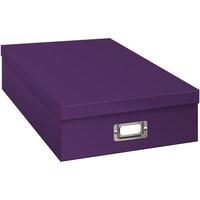 Picture of Pioneer OB-12SPURP Jumbo Scrapbook Storage Box, Purple