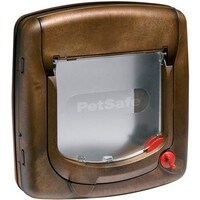 Picture of Pet Safe 4 Way Locking Deluxe Cat Flap - Wood Grain