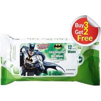 Picture of Justice League Wet Wipes, Buy 3 Get 2 Free, (60 Wipes), Pack of 5