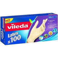 Picture of Vileda Disposable Gloves 100pcs. - medium, VG13 (Box Damaged)