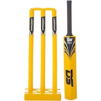 Picture of DAWSON SPORTS Unisex Adult Cricket Set - 53005 Yellow, Size 6 (Box Damaged)