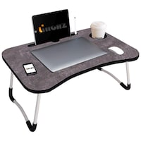Lingaz Multipurpose Foldable Laptop Table with Cup Holder