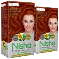 Picture of Nisha Cream Hair Color with Natural Herbs, 60 gm, Pack of 2