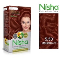 Picture of Nisha Cream Hair Color with Natural Herbs, 60 gm, Pack of 3