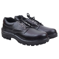 JBW CLIMAX PVC Labour Safety Shoes, Black
