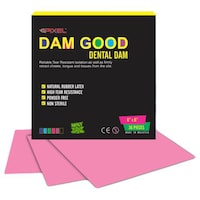 Pixel Dam Good Mint Rubber Dam Kit, Heavy, Set of 36