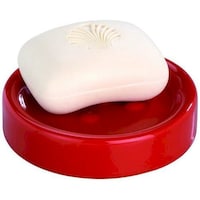 Picture of Wenko Ceramic Soap Dish, Polaris Red