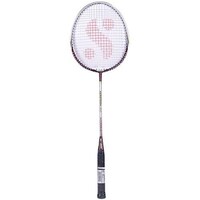 Picture of Silver's Unisex Adult Aerotech Unipiece Gutted Badminton Racket - Black, G3