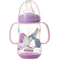 Picture of Nuby 4418 3 Stage Grow Nurser Bottle, Purple